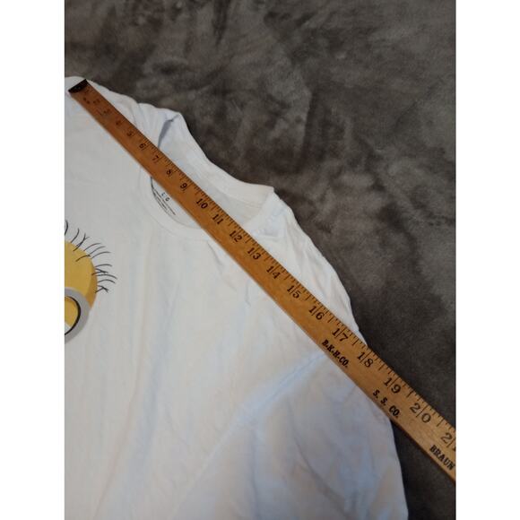 Mens Minions white T Shirt size L  Illumination  "Sarcastic" preowned - Picture 7 of 7